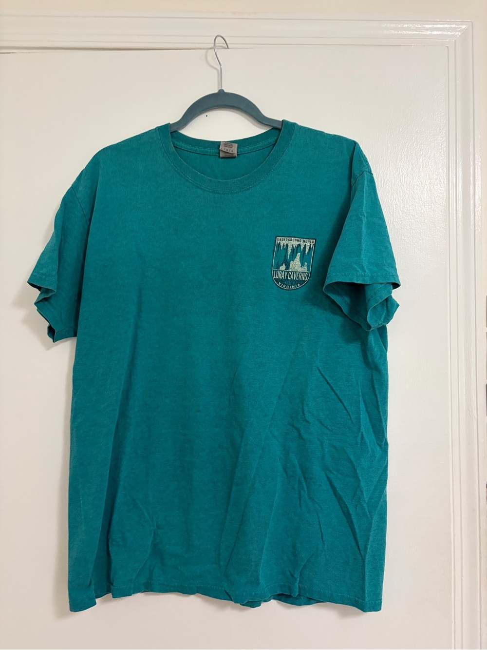 Gildan Men's Teal Short-Sleeve T-Shirt